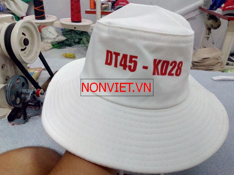 In logo lên nón tai bèo giá rẻ